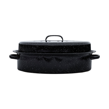 Γαστρα Enamel Εμαγιε 46.5x32x18cm 7.8lt με Σχαρα