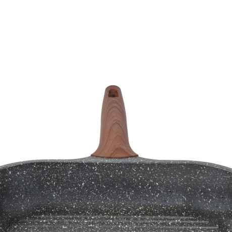 Estia Γκριλιερα Stone Αντικολλητικη Χυτου Αλουμινιου 28cm