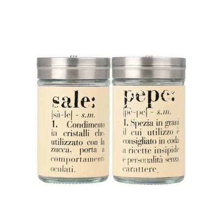 Estia Δοχειο για Πιπερι Allure Γυαλινο 4.8x8.2cm Μπεζ