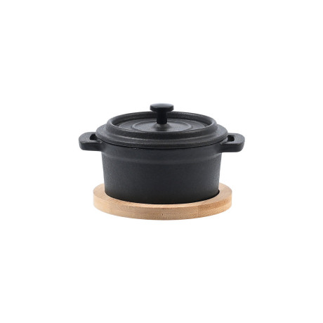 Estia Κατσαρολακι Iron Μαντεμενιο 10cm με Βαση Bamboo