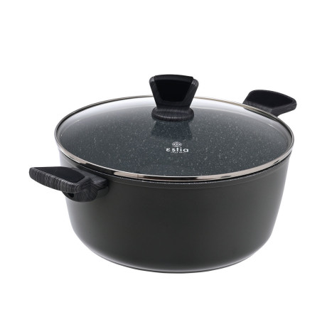 Estia Κατσαρολα Cuisson Αντικολλητικη Πρεσσαριστου Αλουμινιου 28cm