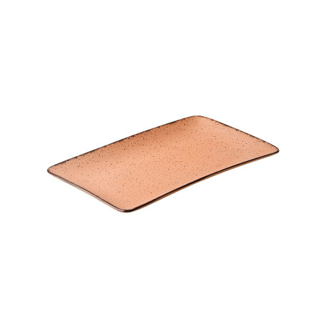Estia Πιατελα Ορθογωνια Terra Πορσελανινη 21x10.5cm Salmon