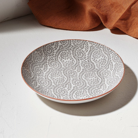 Estia Πιατο Βαθυ Vines Πορσελανινο 21cm