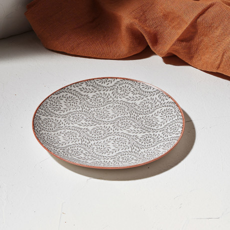 Estia Πιατο Ρηχο Vines Πορσελανινο 19cm