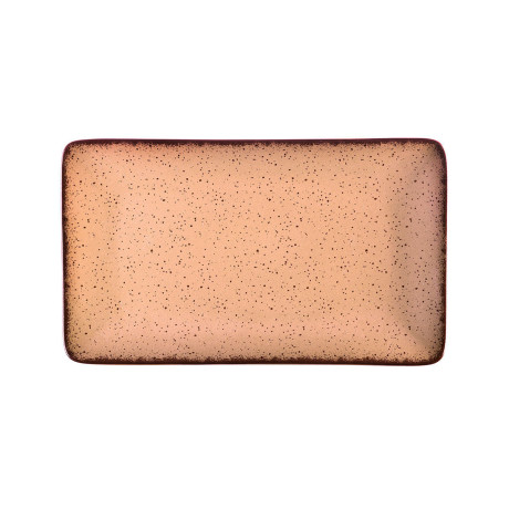 Estia Πιατελα Ορθογωνια Terra Πορσελανινη 31x21cm Salmon