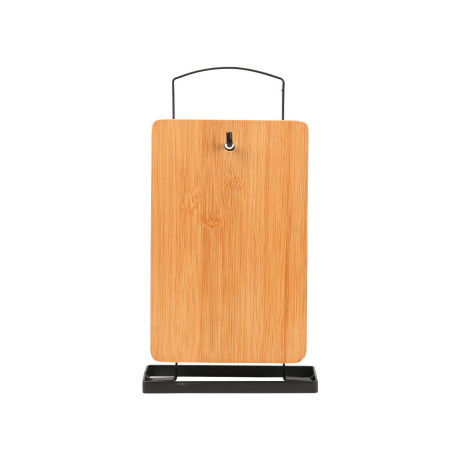 Estia σετ Επιφανειες Κοπης Bamboo Essentials 5 τεμ με Βαση Μεταλλικη