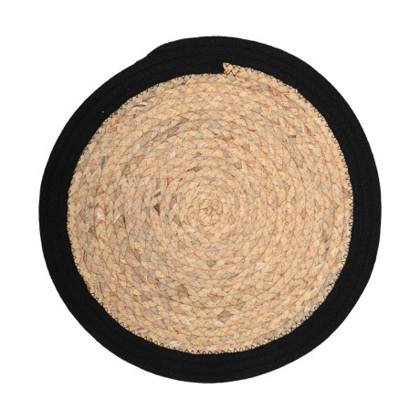 Estia Σουπλα Haven Υακινθος Φ38cm Μαυρο Περιγραμμα