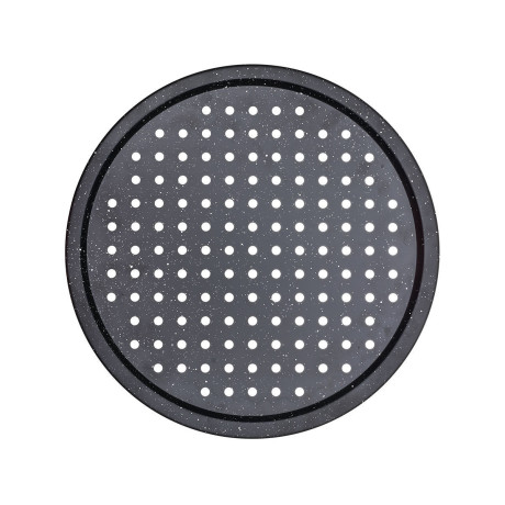 Ταψι Πιτσας Αντικολλητικο Ανθρακουχου Χαλυβα Τρυπητο 33cm