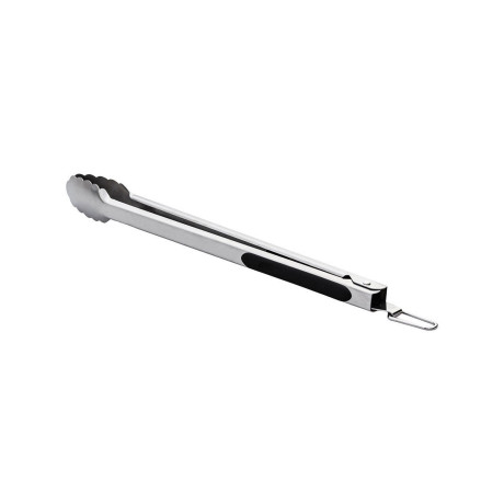 Τσιμπιδα Barbeque Ανοξειδωτη 38cm με Λαβες Σιλικονης