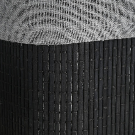 Estia Καλαθι Οργανωσης Bamboo Essentials me Επενδυση σετ 3τεμ. Μαυρο