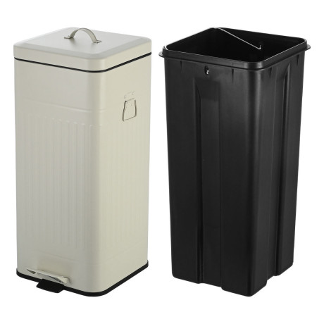 Estia Καδος Απορριματων Soft Close Antigua 30lt mat Ivory