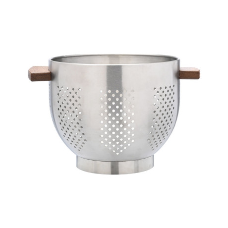 Estia Σουρωτηρι Allure Ζυμαρικων Ανοξειδωτο 22cm με Ξυλινες Λαβες