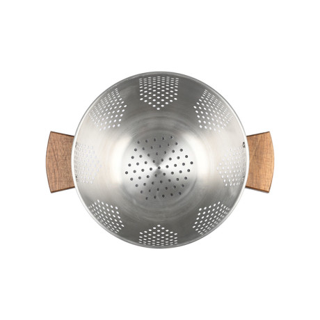 Estia Σουρωτηρι Allure Ζυμαρικων Ανοξειδωτο 22cm με Ξυλινες Λαβες