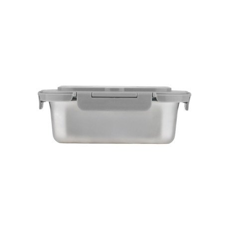 Estia Φαγητοδοχειο Ανοξειδωτο 1200ml με Κουταλι, Πιρουνι & Διαχωριστικο