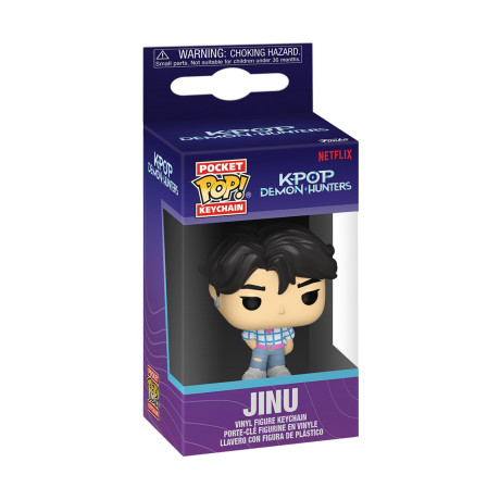 Funko Pocket Pop!: k-pop Demon Hunters - Jinu Vinyl Figure Keychain