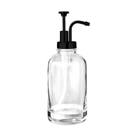 Estia Αντλια Σαπουνιου Purity Γυαλινη 500ml Μαυρη