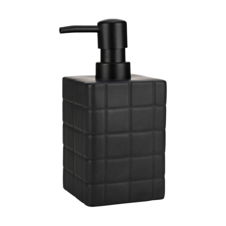 Estia Αντλια Σαπουνιου Tiles Κεραμικη 450ml 7.5x15cm Μαυρη