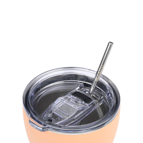 Estia Θερμος Coffee mug Save the Aegean 350ml Peach Fuzz