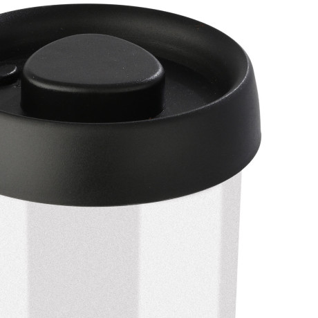 Estia Δοχειο Αποθηκευσης Κενου Αερος Γυαλινο 900ml με Καπακι Μαυρο