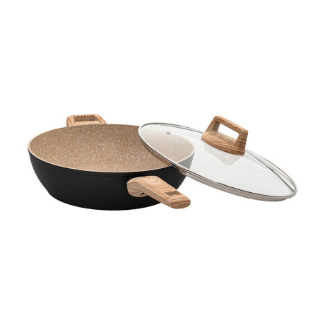 Estia Ημιχυτρα Earth Αντικολλητικη Πρεσσαριστου Αλουμινιου 28cm 4lt