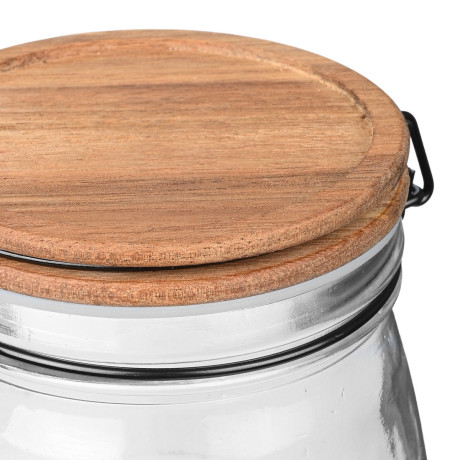 Estia Δοχειο Αποθηκευσης Allure Γυαλινο 1500ml με Κλιπ Καπακι