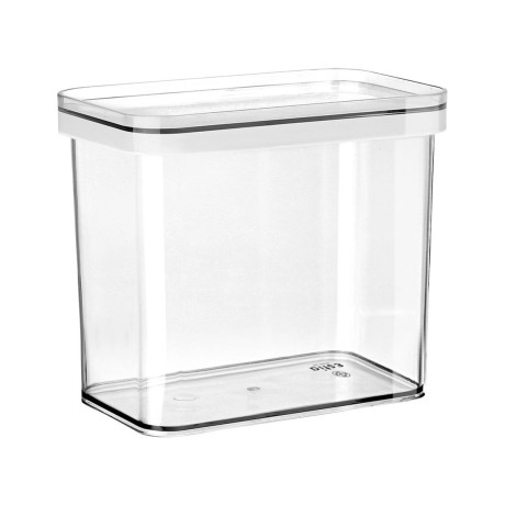 Estia Δοχειο Αποθηκευσης Πλαστικο 1650ml Διαφανες Στοιβαζομενο