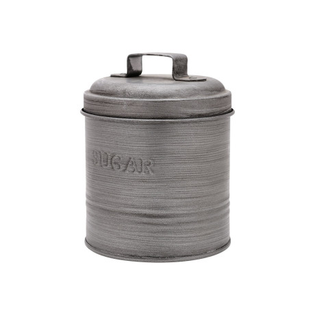 Estia Δοχειο Ζαχαρης Μεταλλικο 11x11x14cm με Αεροστεγες Καπακι