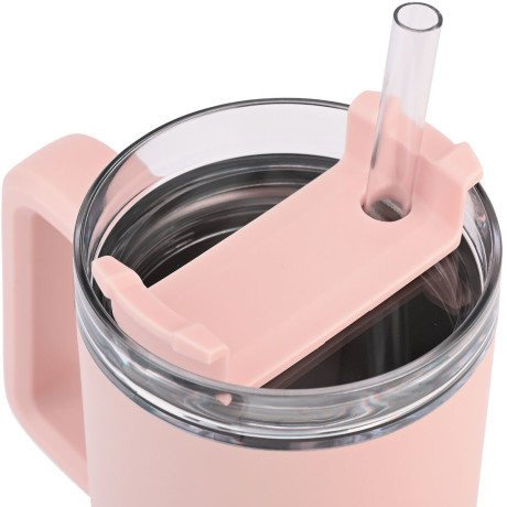Θερμος Straw Tumbler 900ml Rose Quartz