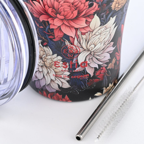 Estia Θερμος Coffee mug Save the Aegean 350ml Midnight Blossom