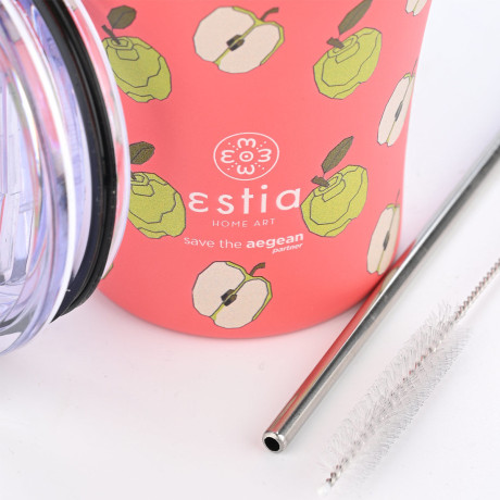 Estia Θερμος Coffee mug Save the Aegean 350ml Apple Odyssey