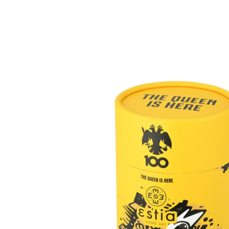 Estia Θερμος Coffee mug aek bc Edition the Queen is Here 350ml
