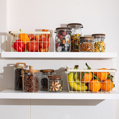 Estia Δοχειο Αποθηκευσης Allure Γυαλινο 750ml με Κλιπ Καπακι