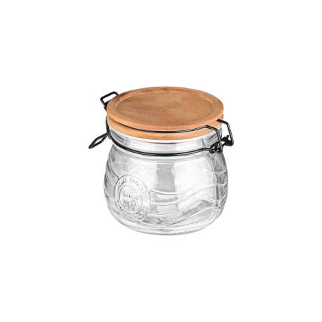 Estia Δοχειο Αποθηκευσης Allure Γυαλινο 500ml με Κλιπ Καπακι