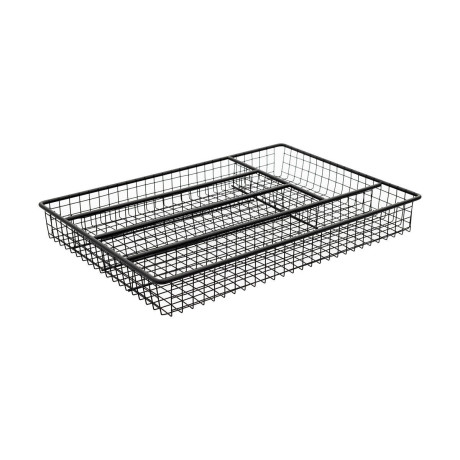 Θηκη Συρταριου Metal Black  Μεταλλικη 36x26cm Μαυρη