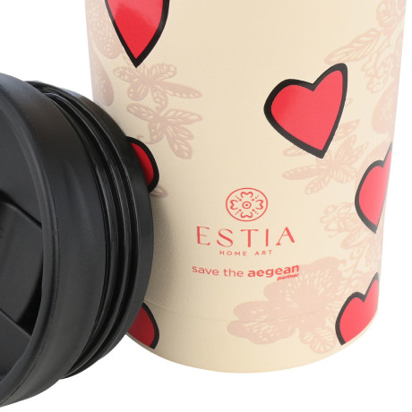 Estia Θερμος Travel mug Save the Aegean 350ml Tender Lace