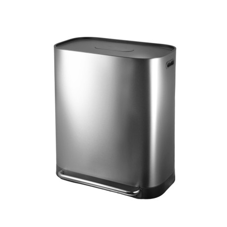 Estia Καδος Απορριματων Duoprime Soft Close 60lt με δυο Δοχεια 30&30lt Inox