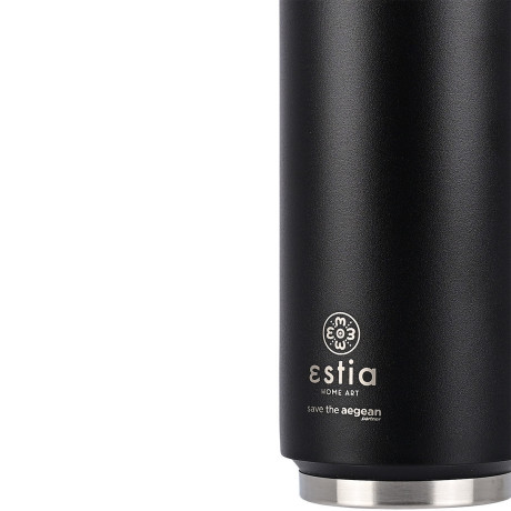 Estia Θερμος Travel cup Save the Aegean 500ml Midnight Black