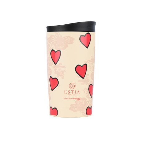Estia Θερμος Travel mug Save the Aegean 350ml Tender Lace