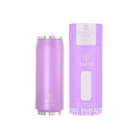 Estia Θερμος Travel cup Save the Aegean 500ml Lavender Purple