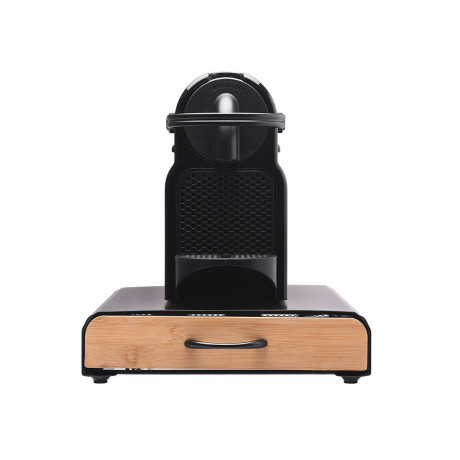 Estia Θηκη για Καψουλες Espresso Bamboo Essentials Μεταλλικη Συρταρωτη 60 Θεσεων Μαυρη
