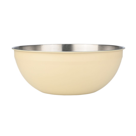 Estia Μπολ Αναμειξης Allure Ανοξειδωτο 25cm Ivory