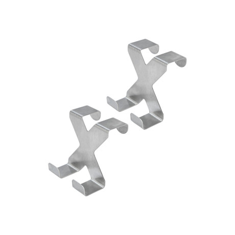 Estia Κρεμαστρα Διπλη Μεταλικη Ινοξ σετ 2 Tem.