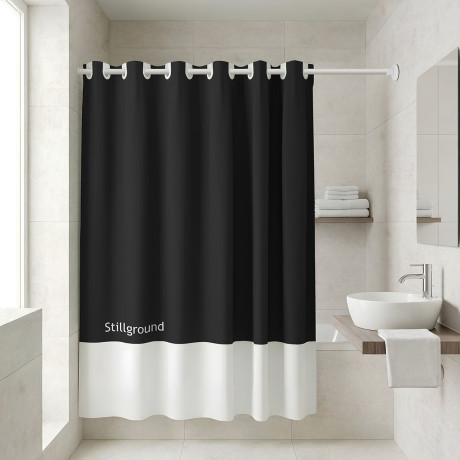 Estia Κουρτινα Μπανιου Αδιαβροχη Πολυεστερικη Tone lab 180x194cm Stillground