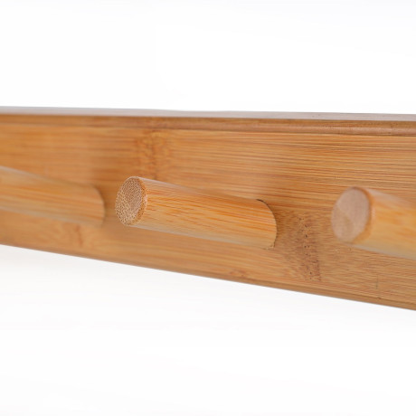 Estia Κρεμαστρα Τοιχου Bamboo 59x6x7cm 6 Θεσεων