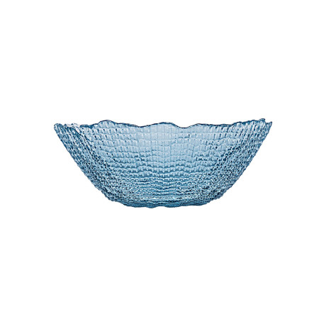 Estia Μπολ Γυαλινο Roche 16x5cm Μπλε