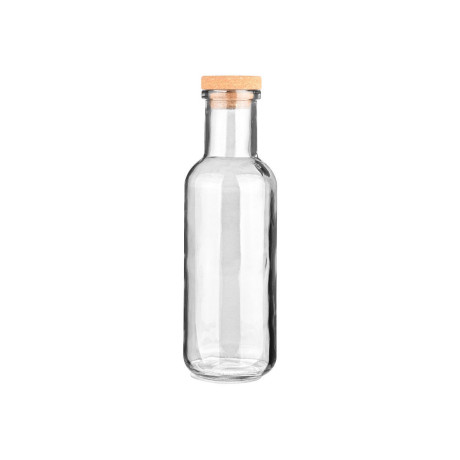 Estia Μπουκαλι Γυαλινο 1000ml με Καπακι Φελλου Διαφανο