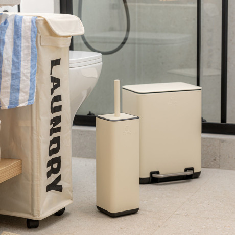 Estia Πιγκαλ Cubic Μεταλλικο με Πλαστικο Δοχειο 25cm Ivory