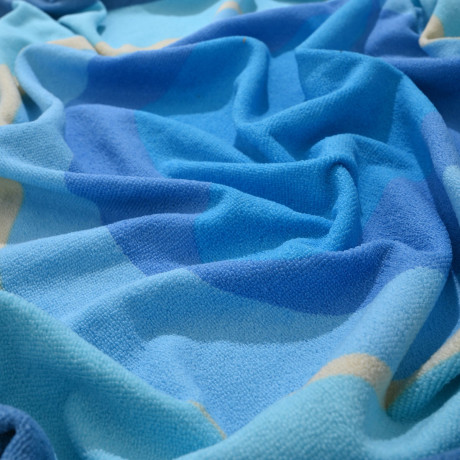 Estia Πετσετα Θαλασσης Serene Shores Microfiber Στρογγυλη 150cm