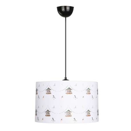 Φωτιστικό Οροφής Tale Megapap e27 Ύφασμα pvc Μονόφωτο Πολύχρωμο Ø33x70εκ.