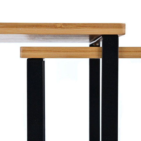 Estia Ραφιερα Οργανωσης Παγκου Bamboo Essentials 2 Τεμ.